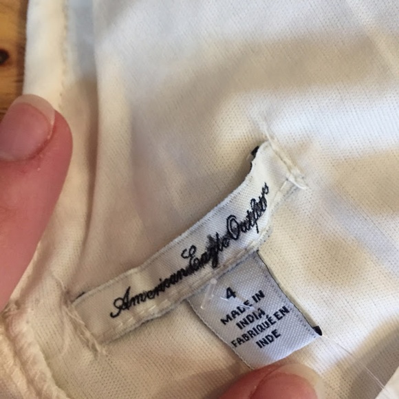 American Eagle Outfitters Cream Peplum Dress NWT - Picture 6 of 8